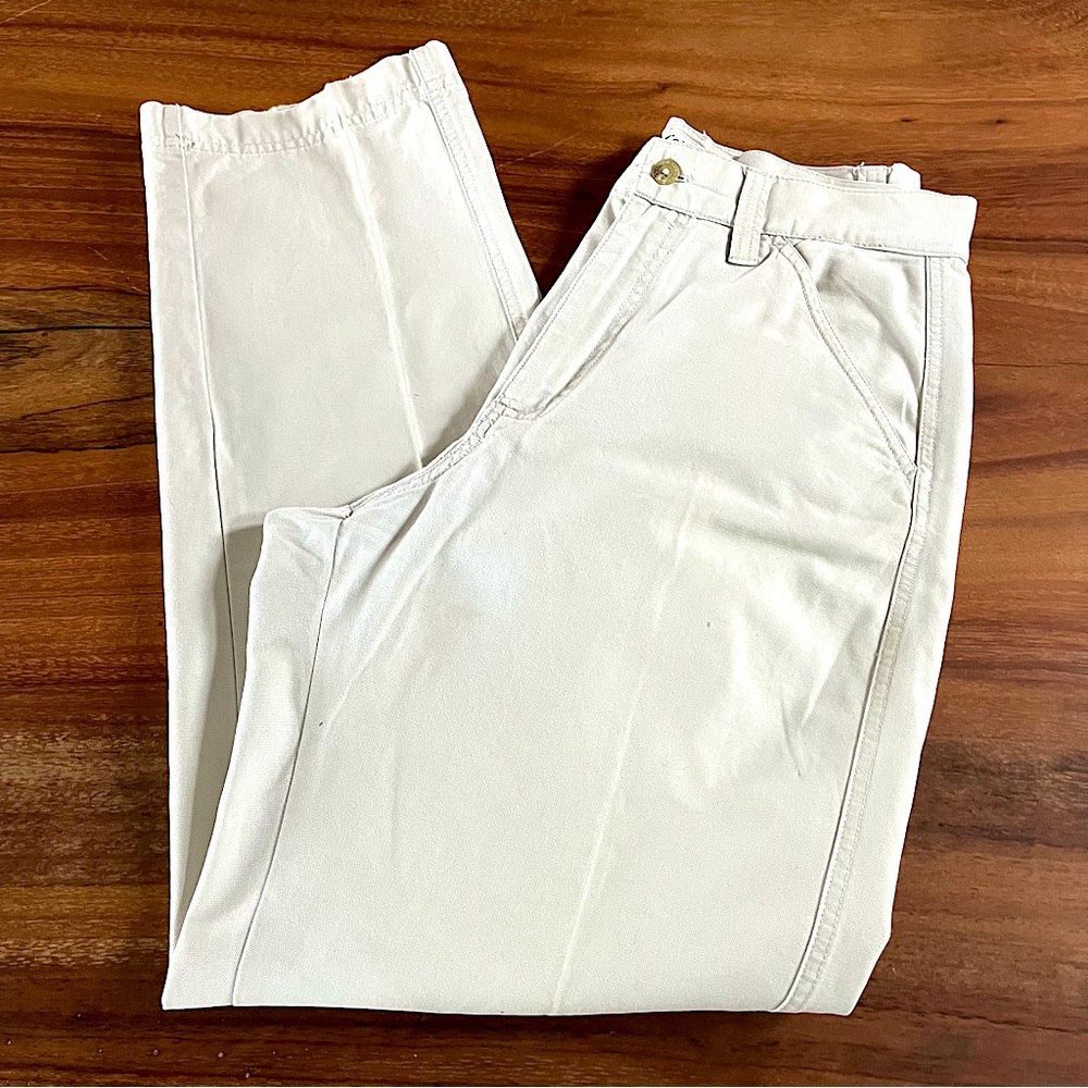 Vtg Columbia Women’s Cotton High Waist Pants Tan Size 32 Gorpcore Y2K Outdoor